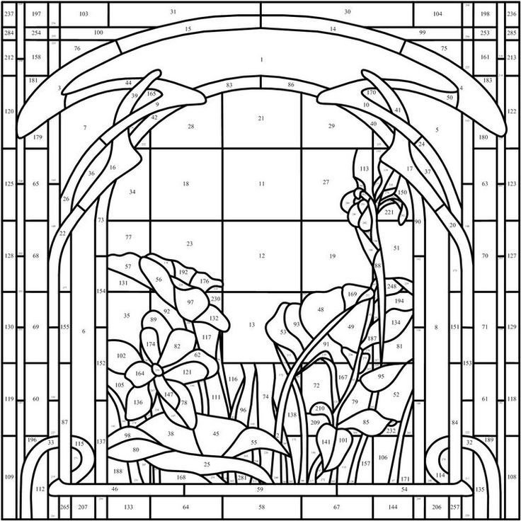Эскиз витража