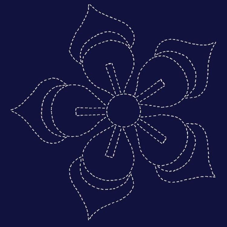 Японская стежка сашико