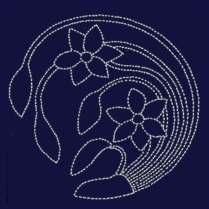 Схемы Стежки сашико