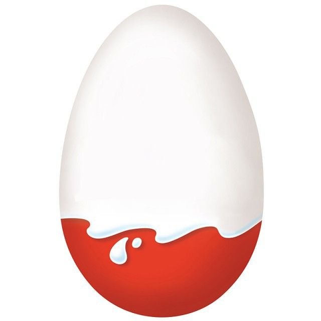 Яйцо Киндер сюрприз вектор