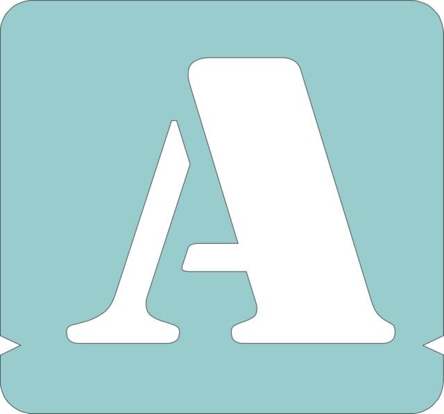 Трафареты букв и цифр для покраски