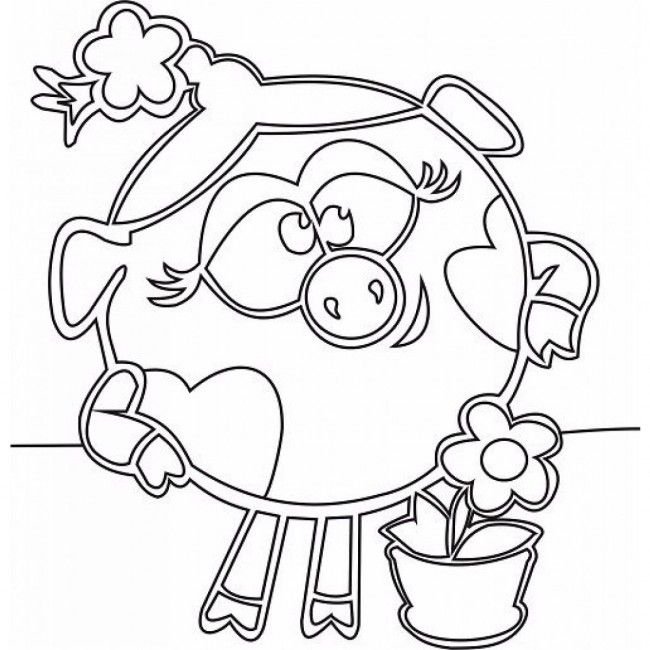 Смешарики трафарет