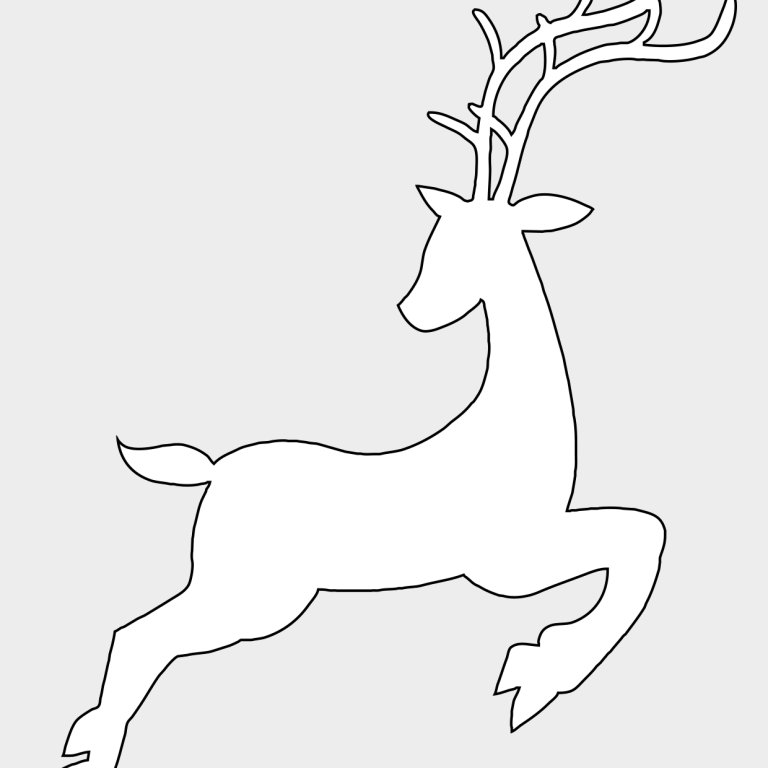 плакат оленя большого