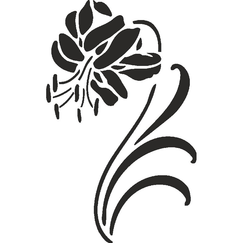 Трафарет "цветы"