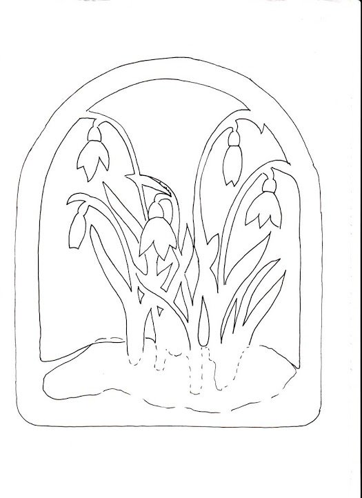 Весенние вырезалки на окна