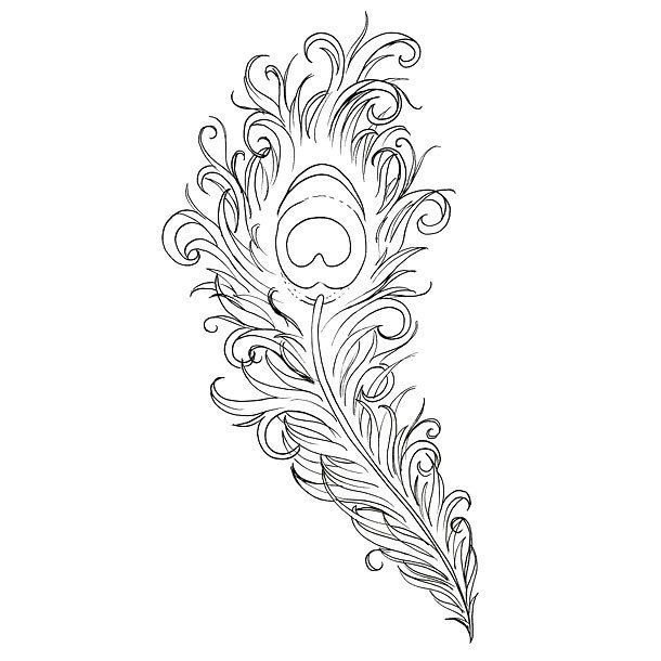 Перо Жар птицы разукрашка