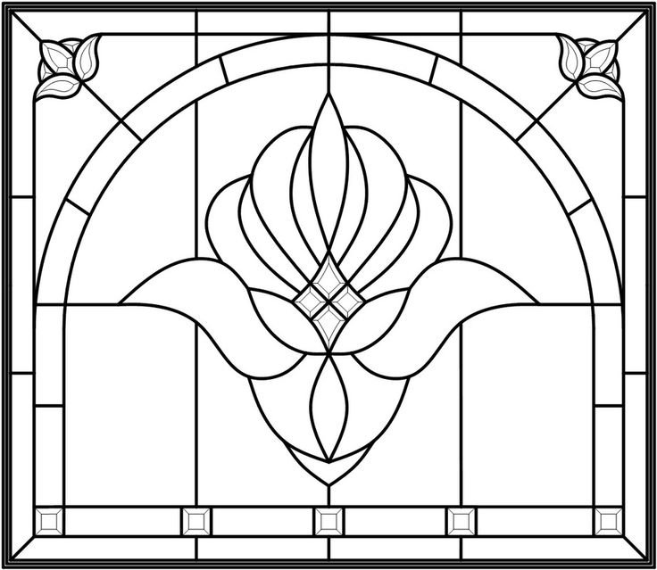 Витраж орнамент