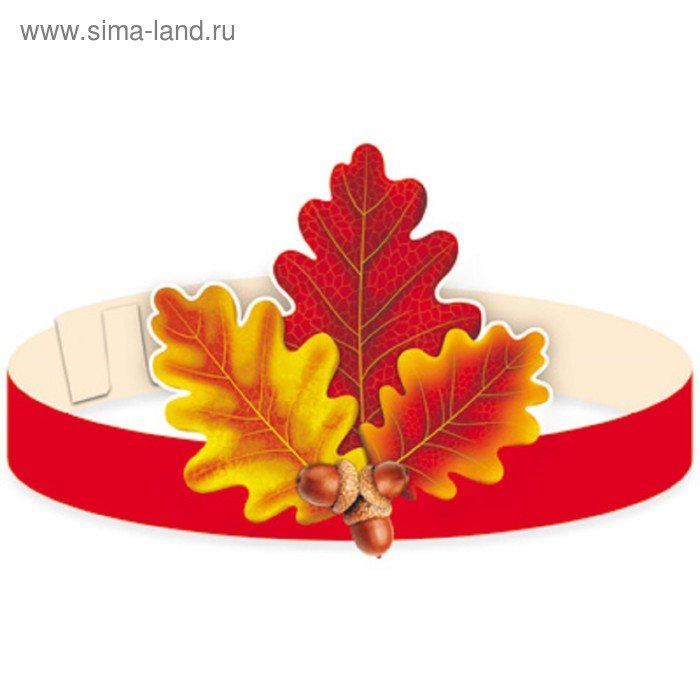 Ободок с листьями