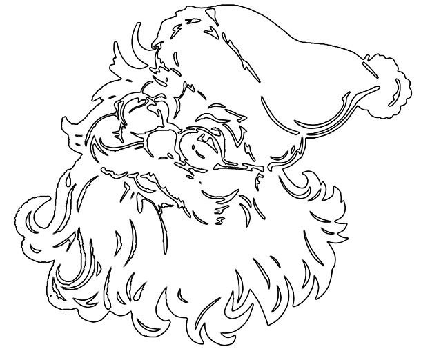 Трафареты на окна новогодние