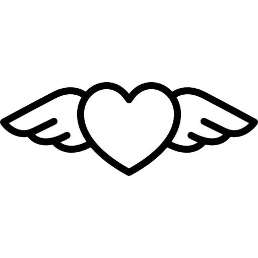 Сердце с крылышками