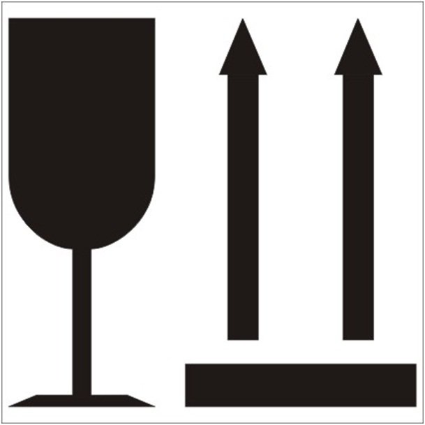 Манипуляционный знак хрупкое осторожно