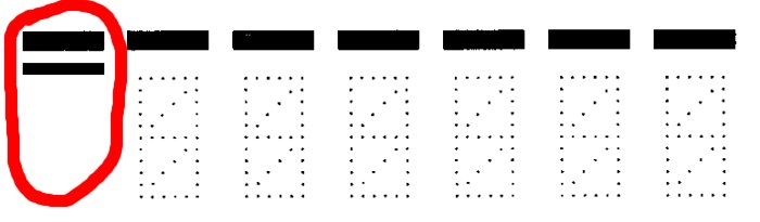 Трафарет для написания индекса на конверте