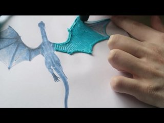 Дракон 3д ручкой