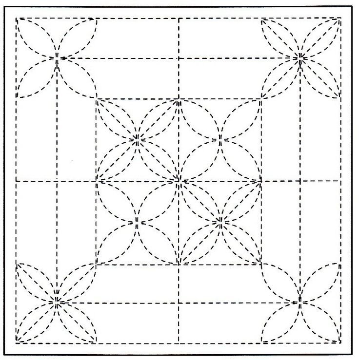 Техника вышивки сашико схемы