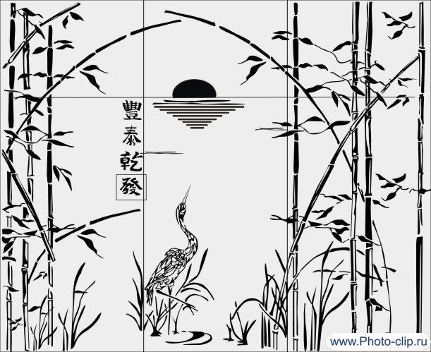 Бамбук рисунок