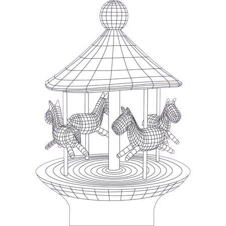 3д Карусель шаблоны