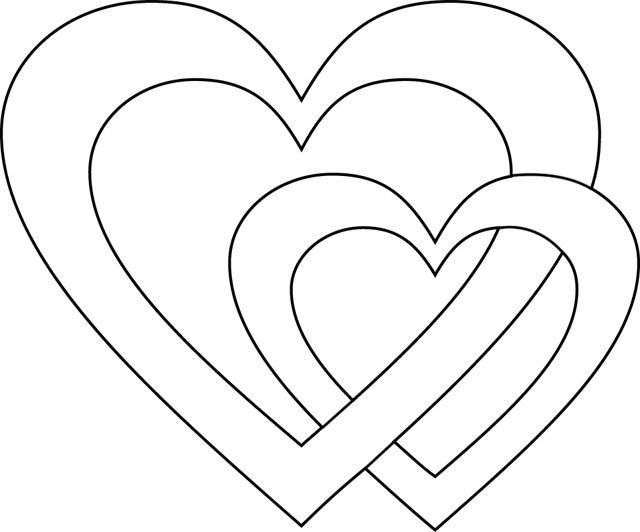 Сердце шаблон