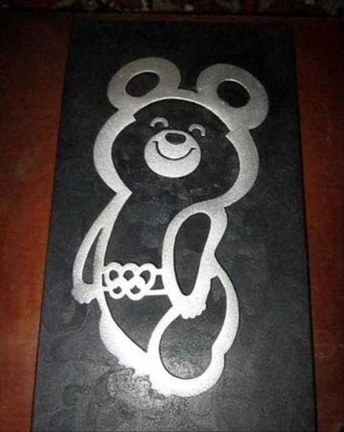 Олимпийский мишка трафарет для вырезания