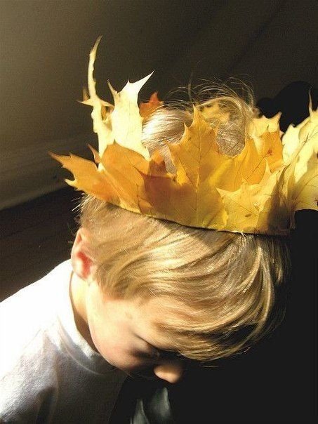 Корона из листьев