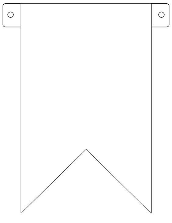 Флажки гирлянда шаблоны для печати