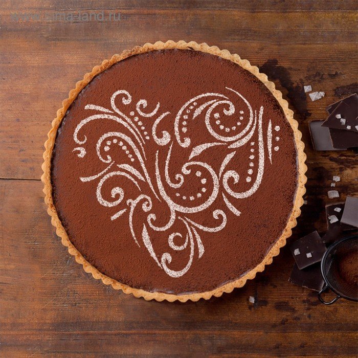 Трафареты для украшения выпечки