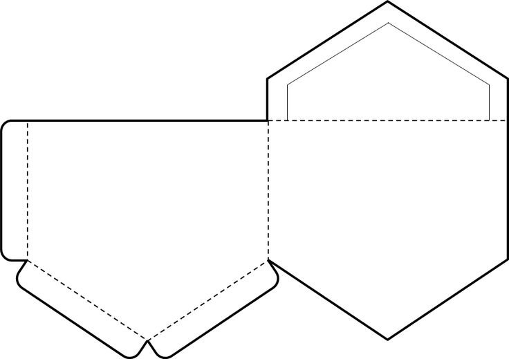 Объемный конверт