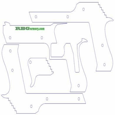 Пистолет резинкострел чертежи