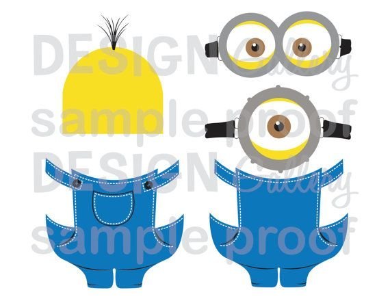 Аппликация "Миньоны"