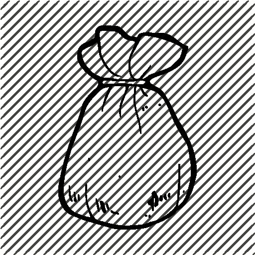 Мешок трафарет