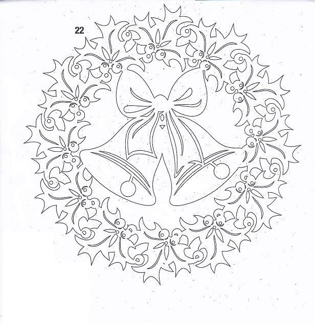 Ажурное вырезание из бумаги схемы