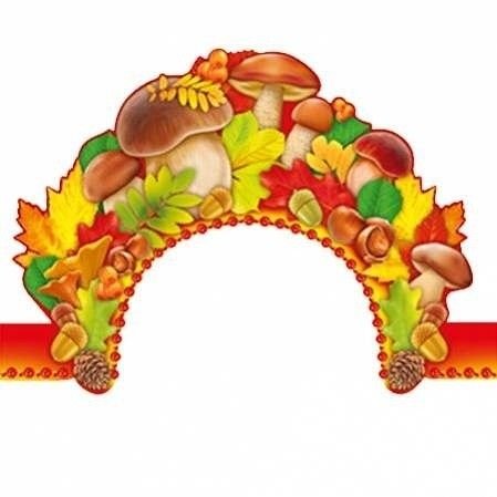 Ободок-кокошник «корона из грибов»