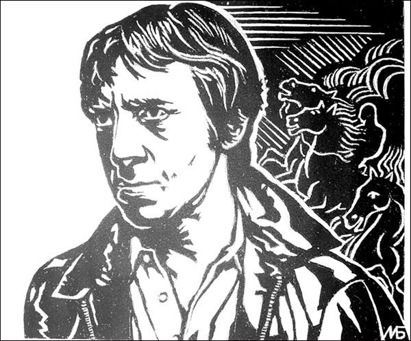 Высоцкий портрет Графика