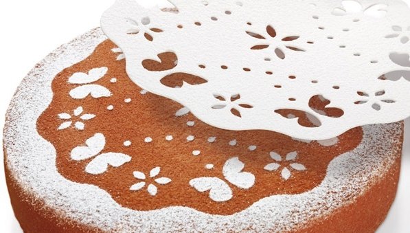 Украсить торт сахарной пудрой