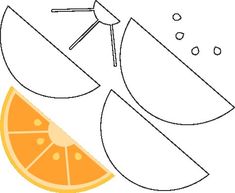 Овощи из фетра шаблоны