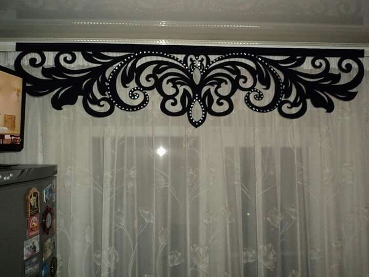 Фигурные ламбрекены