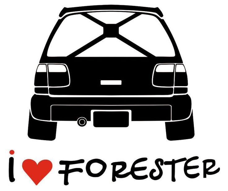 Наклейки на Субару Форестер