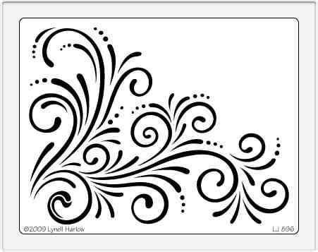 Морозные узоры трафарет