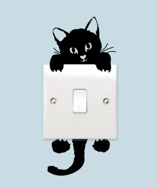 Декоративные наклейки на выключатели