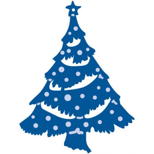 Елочка трафарет