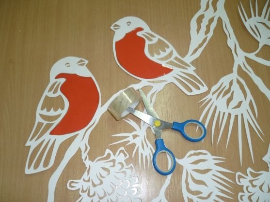 Птички для украшения окна
