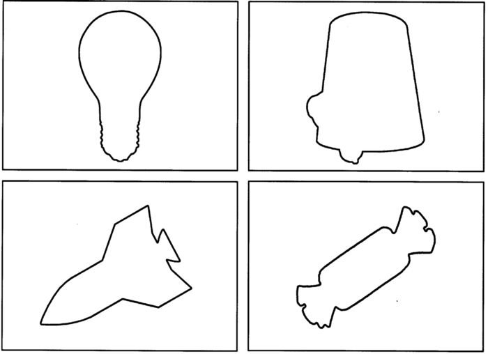 Схематические изображения предметов