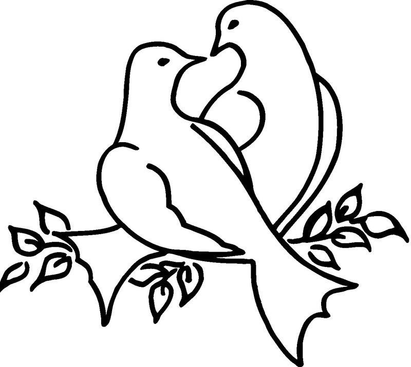 Голубь трафарет