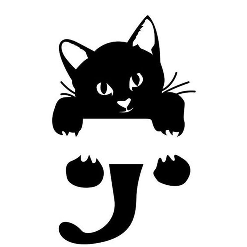 Трафареты кошек для декора стен