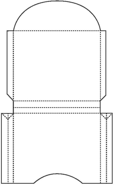Объемный конверт