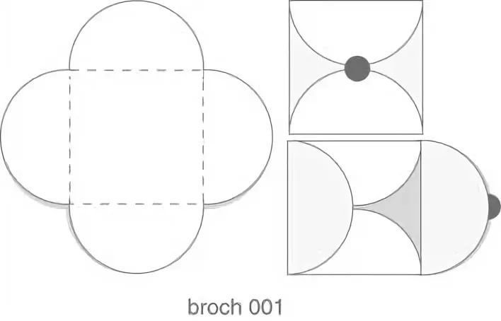 Развертка бумажного конверта