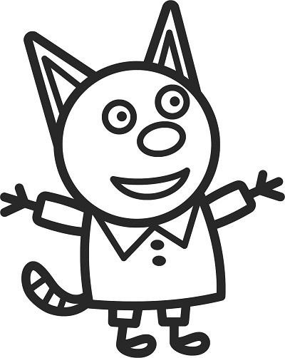 Трафареты три кота для раскрашивания