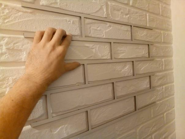 Имитация кирпичной кладки