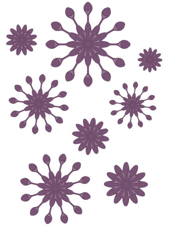 Серединки для цветов из бумаги