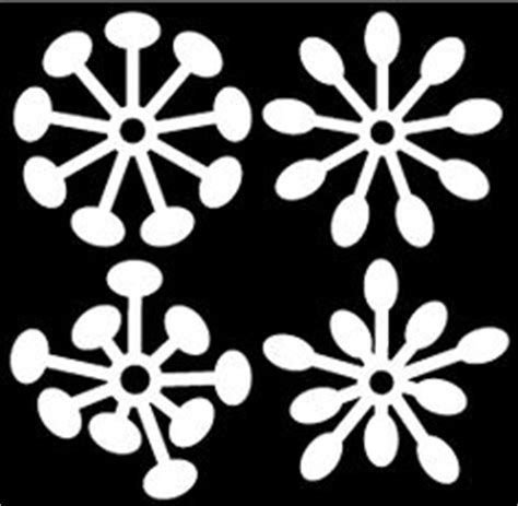 Трафарет серединки цветка