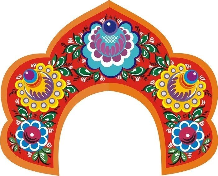 Городецкий кокошник